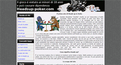 Desktop Screenshot of headsup-poker.com